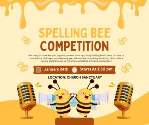 Yellow And Krem Illustrative Spelling Bee Competitions Instagram Post (Facebook Post) (1)